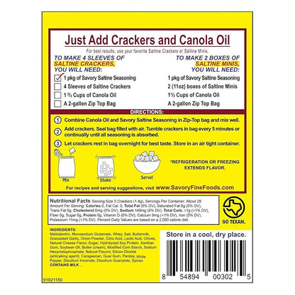 Savory Saltine Seasoning, 1.4 Ounce (Pack of 2)