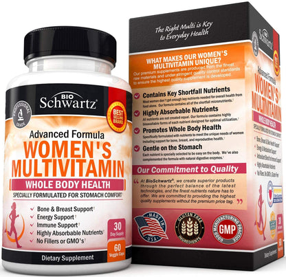 Daily Multivitamin for Women 50 & Over, 60 Capsules
