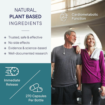 BIOTICS RESEARCH Cardio-Lipid™ - Professional-Grade Cardiovascular Support Formula - Featuring Red Yeast Rice, Phytosterols, Berberine, Garlic & Delta-Tocopherol - Formulated with Mark Houston, MD