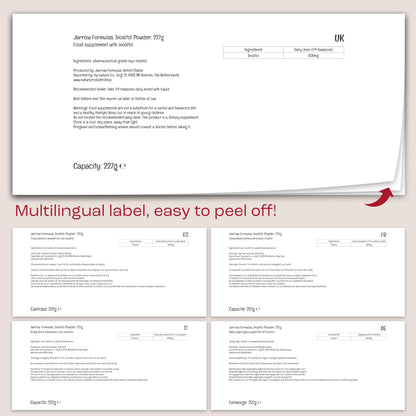 Jarrow Formulas, Inositol, as Myoinositol, High Dose, 227g Vegan Powder, Lab Tested