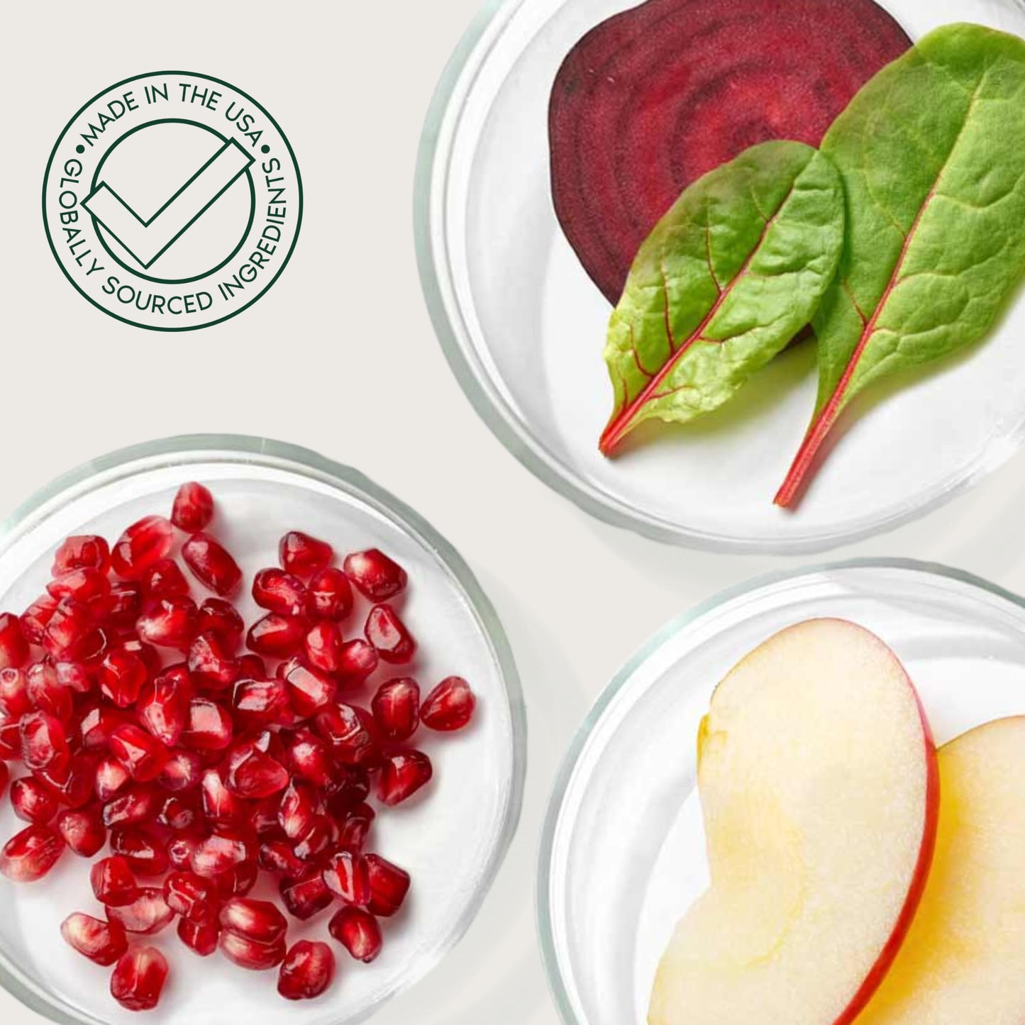 Primal Harvest ACV Gummies, 60 Sugar Free Apple Cider Gummies Beetroot and Pomegranate to Support Immunity, Digestion and Detox 750 MG