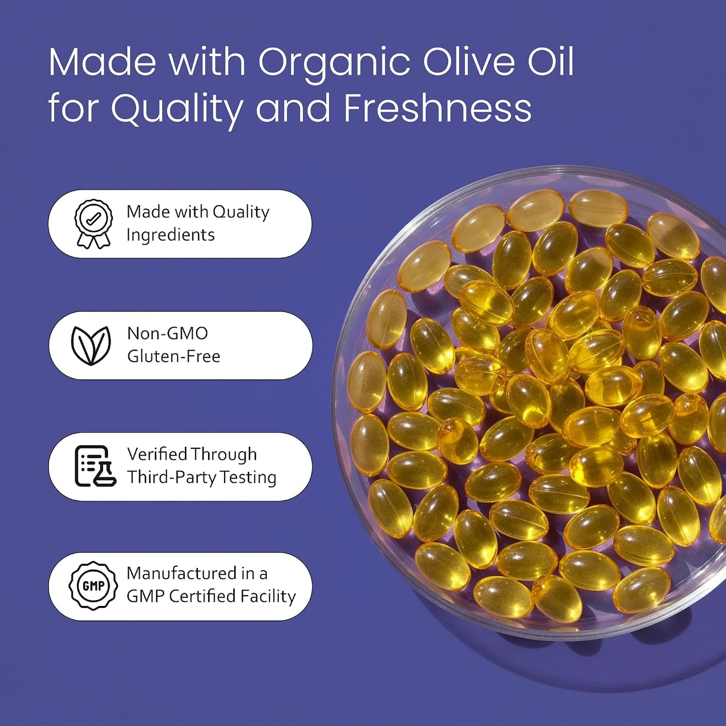NaturaLife Labs Odorless Garlic – Concentrated 100:1 Garlic Extract with Olive Oil – 150 Softgels – Non-GMO, Gluten-Free