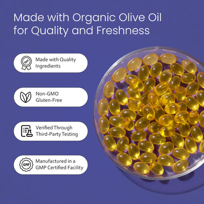 NaturaLife Labs Odorless Garlic – Concentrated 100:1 Garlic Extract with Olive Oil – 150 Softgels – Non-GMO, Gluten-Free