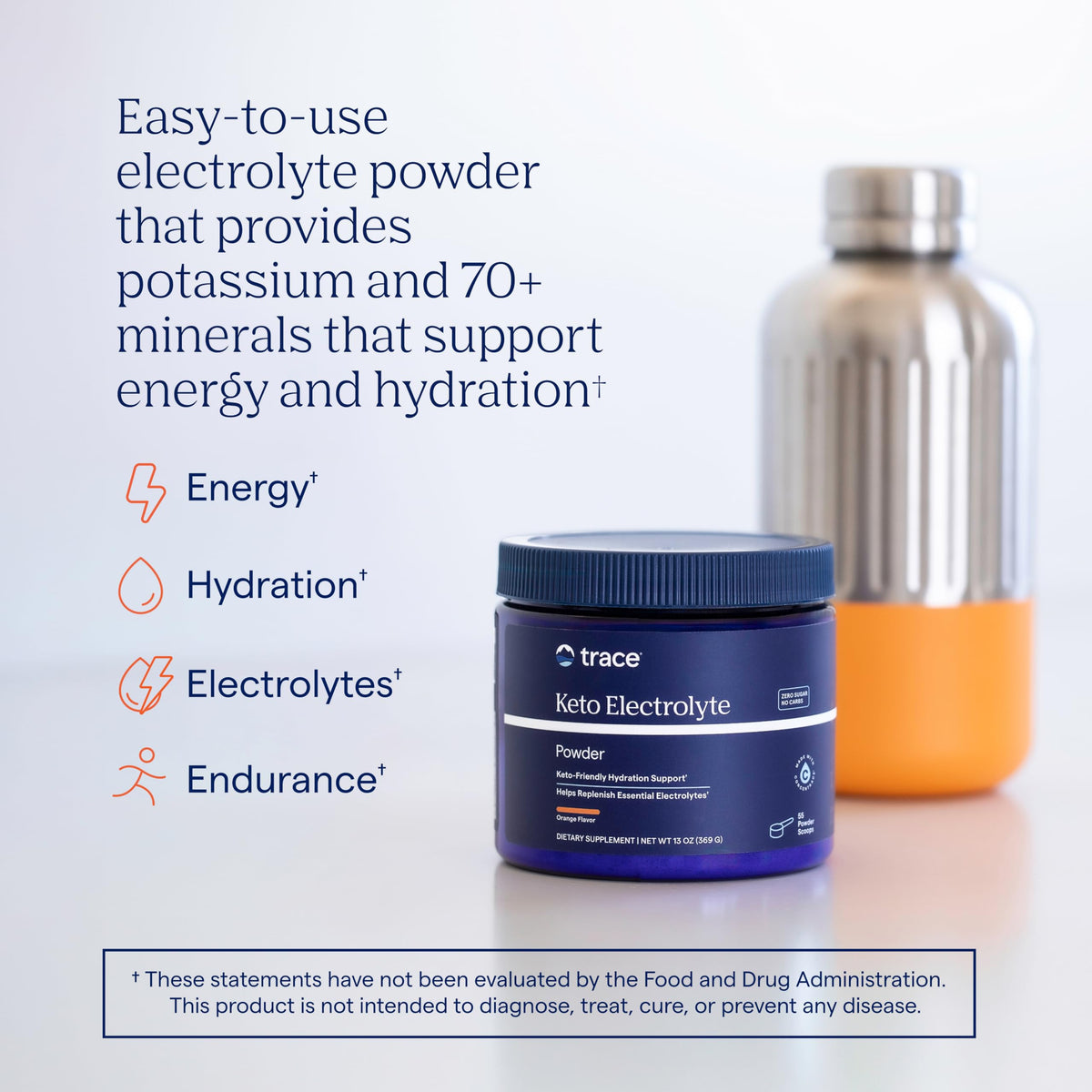 Trace Minerals Hydro Pak Keto Electrolyte, Lemon Lime, 55 Servings