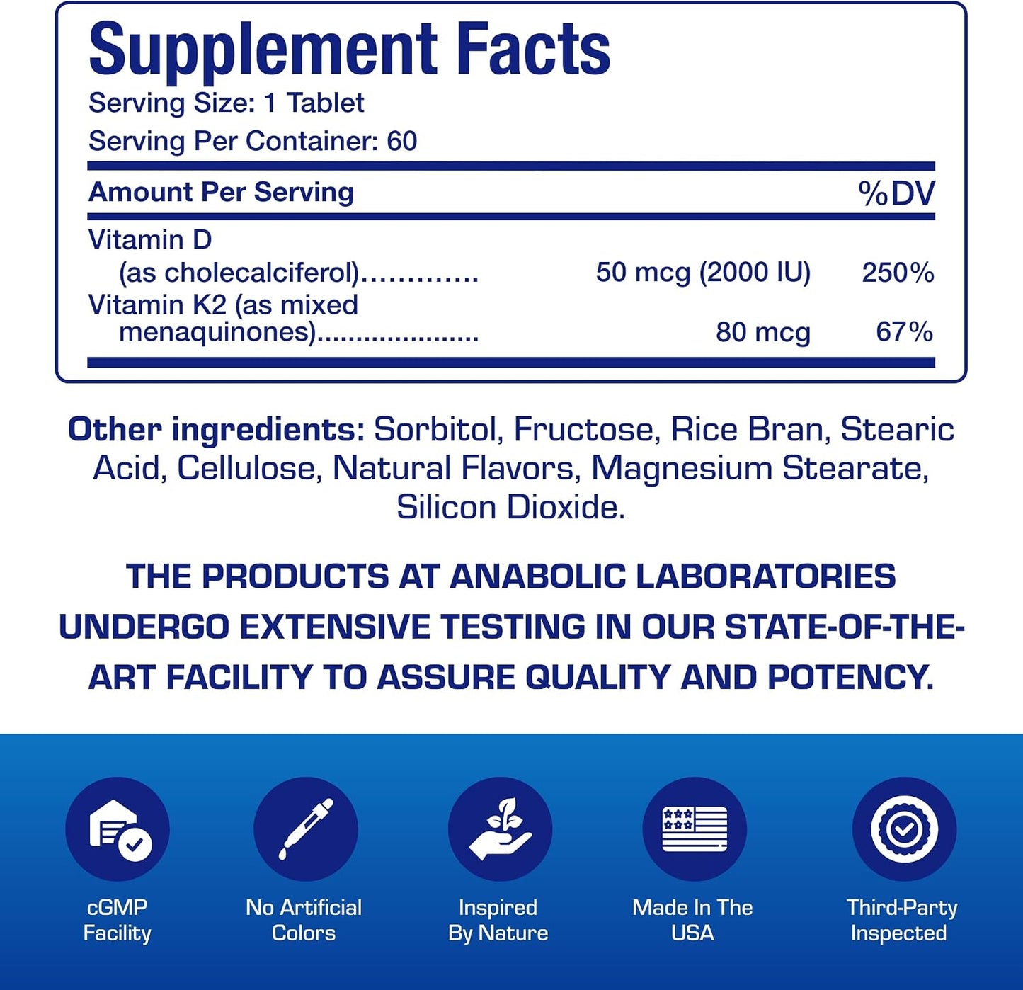 Chewable Vitamin D and K2 Supplement - Clinical D3 K2 2000IU for Bone Teeth Mood and Immune Support Plus Calcium Absorption - Vegetarian Vitamin D Chewable Cinnamon Flavor (60 Day Supply)