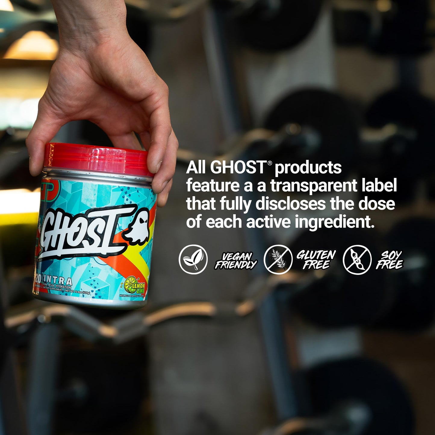 GHOST Intra Workout Powder, Welch's Grape - BCAAs &, EAAs, Nootropics & Hydration - Essential & Branch Chain Amino Acids Supports Muscle Recovery & Focus - Pre, Intra & Post Workout Powders
