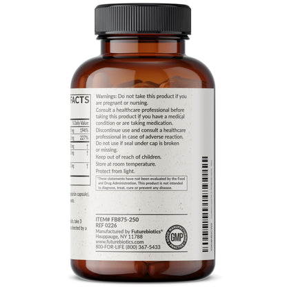 Futurebiotics L-Lysine Defense Immune Support Complex 1500 MG Per Serving with Vitamin C, Zinc, Olive Leaf & Garlic - Non-GMO, 90 Vegetarian Capsules