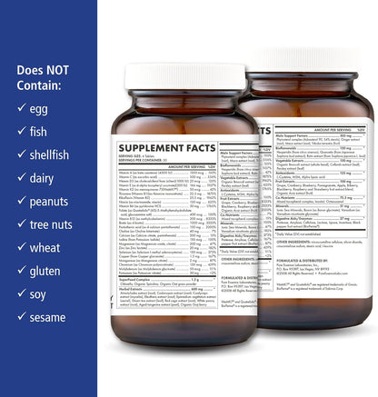 PURE ESSENCE LABS LifeEssence Mens Formula - World's Most Energetic Multiple - The Master Multiple - 120 Tablets