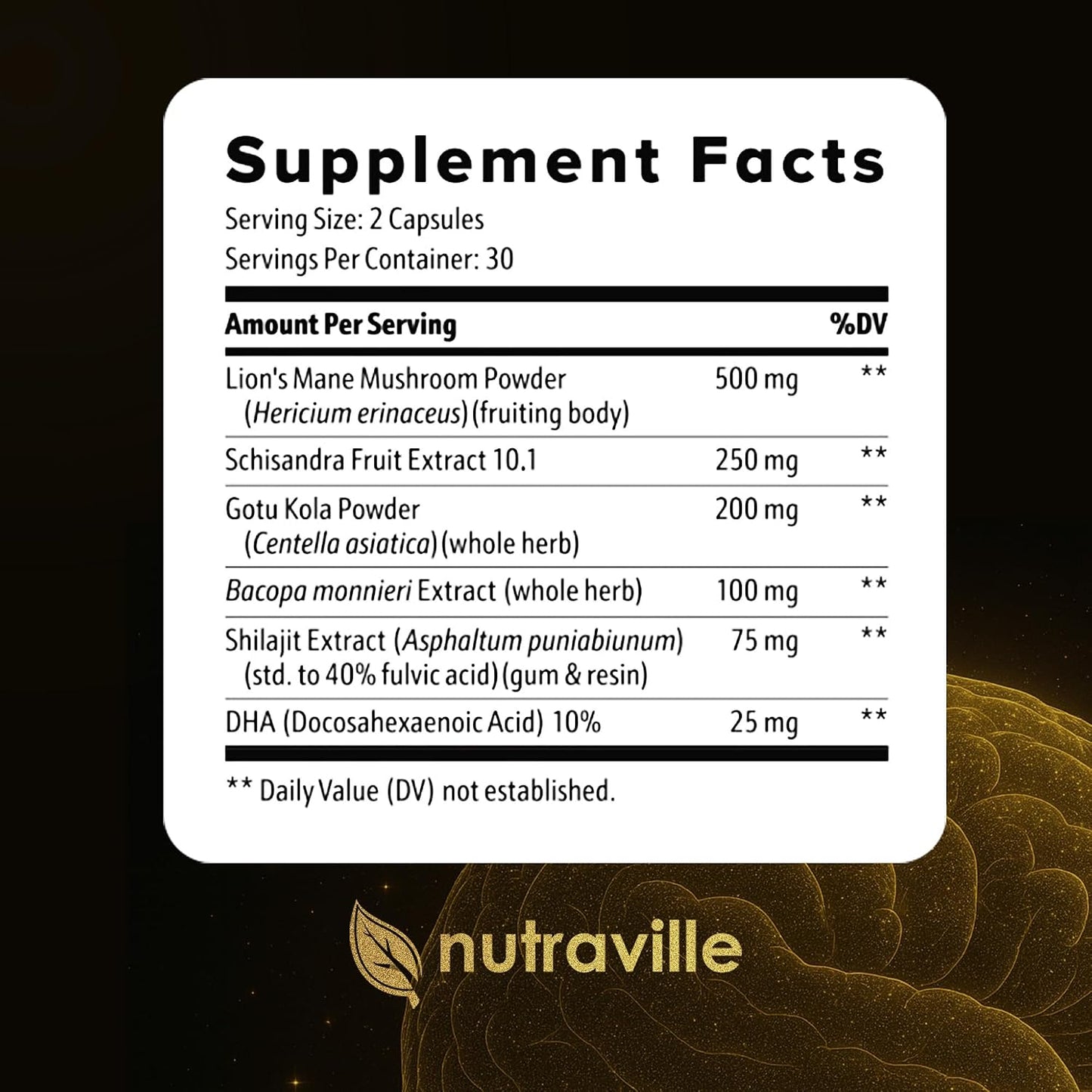 Pineal Gland Decalcification & Nootropic Brain Supplement Stack for Memory, Focus, Anti-Aging & Cognitive Clarity – Shilajit, Lion's Mane & Sacred Botanicals – Genesis Revival + CogniSurge
