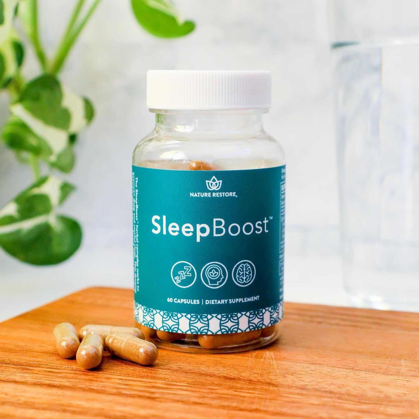 SleepBoost™, formulated with Zylaria™. May Support a Sense of Calm Through Natural Neuro Pathways