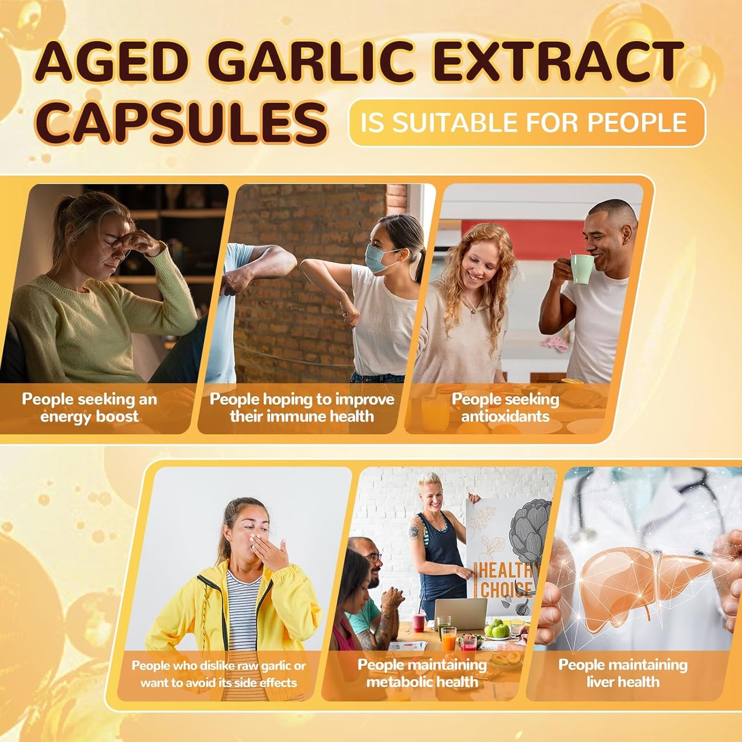 Totaria Liposomal Aged Garlic Extract Capsules - Odorless Aged Garlic with Magnesium,Zinc,Vitamin B,Antioxidant Herbal Blend - Heart & Immune Support - Non-GMO, Gluten Free,300 Softgels