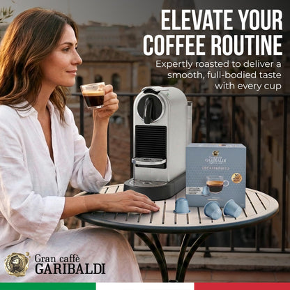 Gran Caffè Garibaldi Espresso Pods, Decaffeinato, 50Count