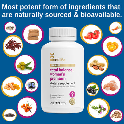 Xtendlife Total Balance Men’s Premium Multivitamin for Immune, Heart, Digestive & Cellular Health - Extra Strength Daily Support - 90+ Nutrients & Minerals - 30 Day Supply