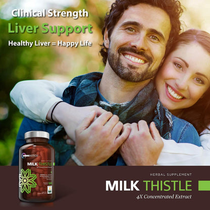 Milk Thisle Capsules + Organic Turmeric Curcumin