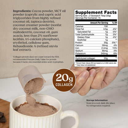 Bulletproof Unflavored Collagen Peptides Powder, 20g Grass-Fed Collagen Protein and Amino Acids for Skin, Bones and Joints, 17.6 Ounces