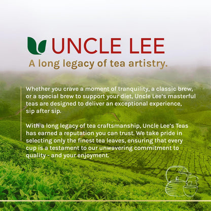 Uncle Lees Dieters Detox Tea for Weight Loss and Belly Fat, Chinese Green Herbal Tea with Senna Leaves, 100% Natural, Weight Loss for Women & Men, Pack of 2-30 Tea Bags Per Box