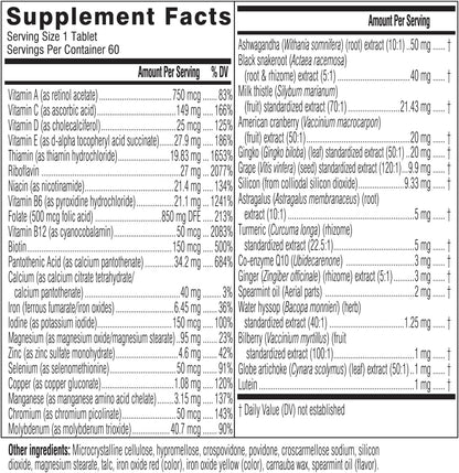 Swisse Daily Multivitamin for Men & Women 50 and Over Combo