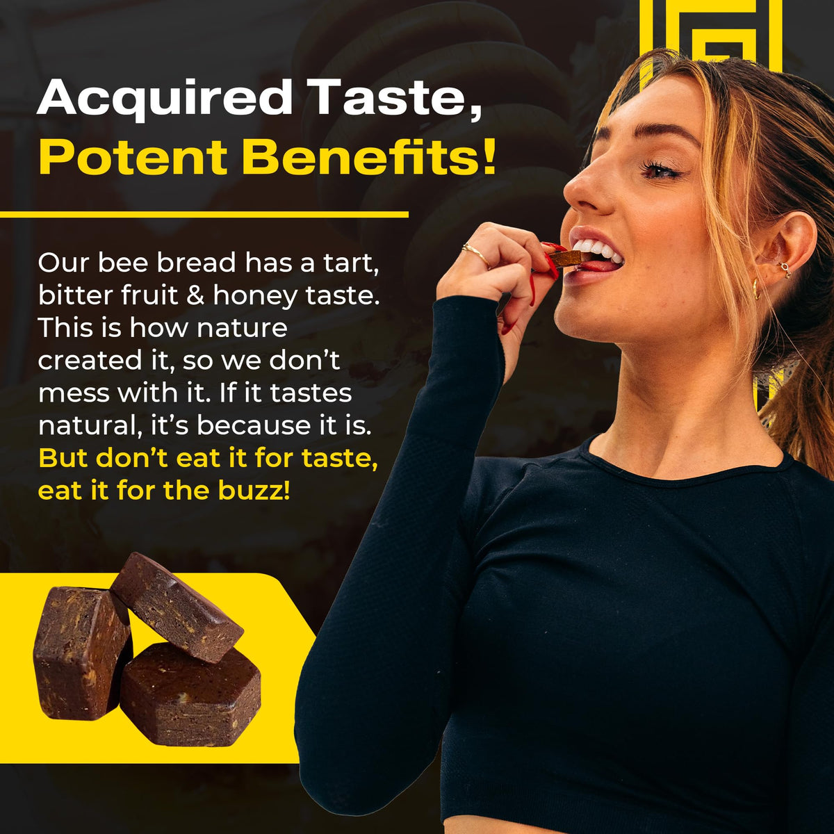 Spartan Bee Bread Chewables Natural Multivitamin | High Absorption Organic Bee Pollen