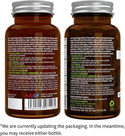 Vegan Omega-3 Algae Oil + Advanced Kids Multivitamin Gummy Bundle, High Concentration DHA & EPA + Vitamin A, B, C, D3 & E, Clean Ingredients 60 Softgels + 90 Berry Flavor Gummies, by Igennus