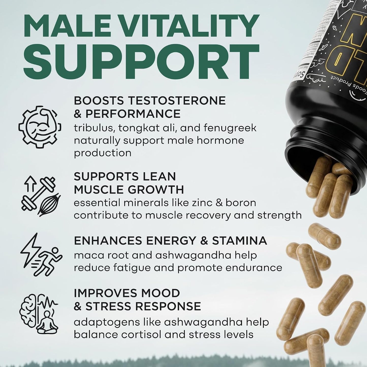 Wild Foods Herbal Stack for Man