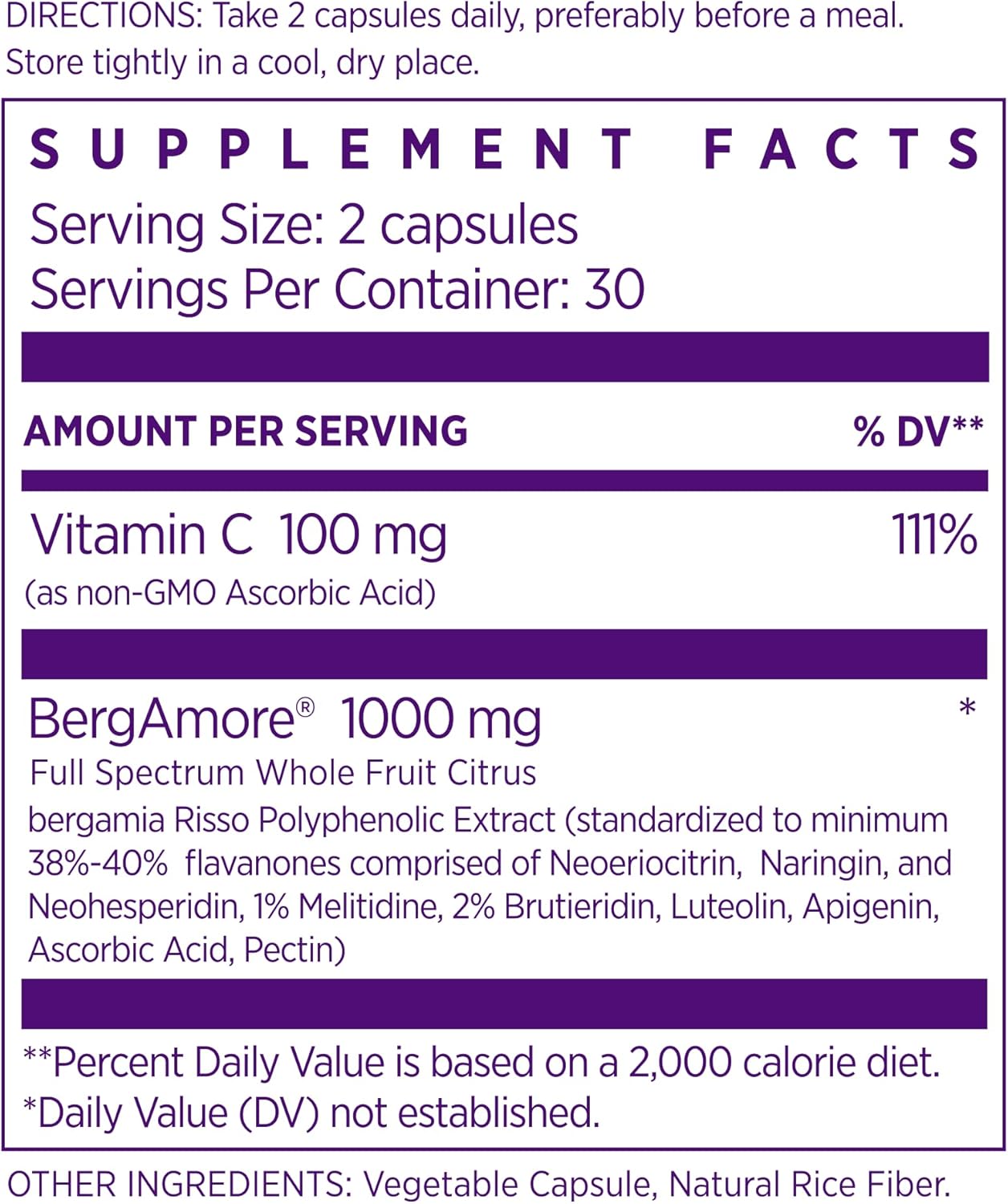 NAOMI Bergamot 1000mg Astaxanthin and CoQ10