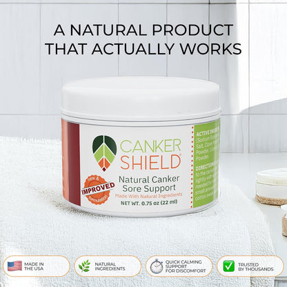– Natural Canker Sore & Mouth Ulcer Relief Powder – Soothing Oral Powder for Targeted Mouth Comfort