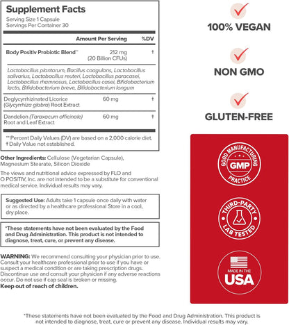 URO Women’s Probiotic – Vaginal, Gut & Skin – 20B+ CFUs – 30-Day Supply