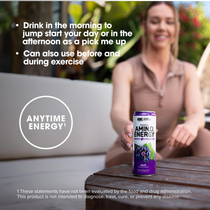 Optimum Nutrition Amino Energy Sparkling Hydration Drink, Electrolytes, Caffeine