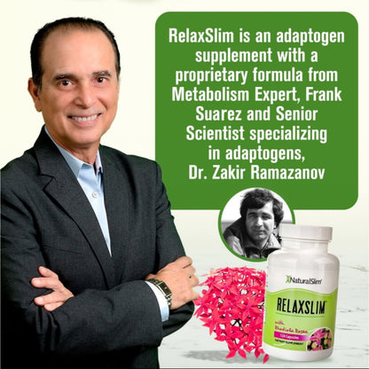 Naturalslim Relaxslim for Metabolism, Helps Control Appetite, Fat & Stress Support - Adaptogen Supplements