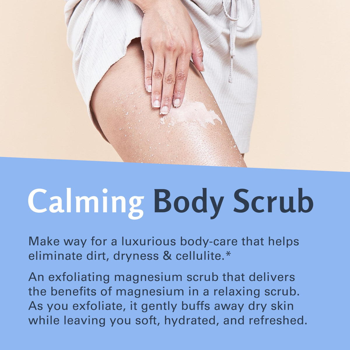 Himalayan Salt Scrub Face Foot & Body Exfoliator Infused with Collagen and Stem Cell Natural Exfoliating Salt Body Scrub for Toning Cellulite Skin Care by M3 Naturals
