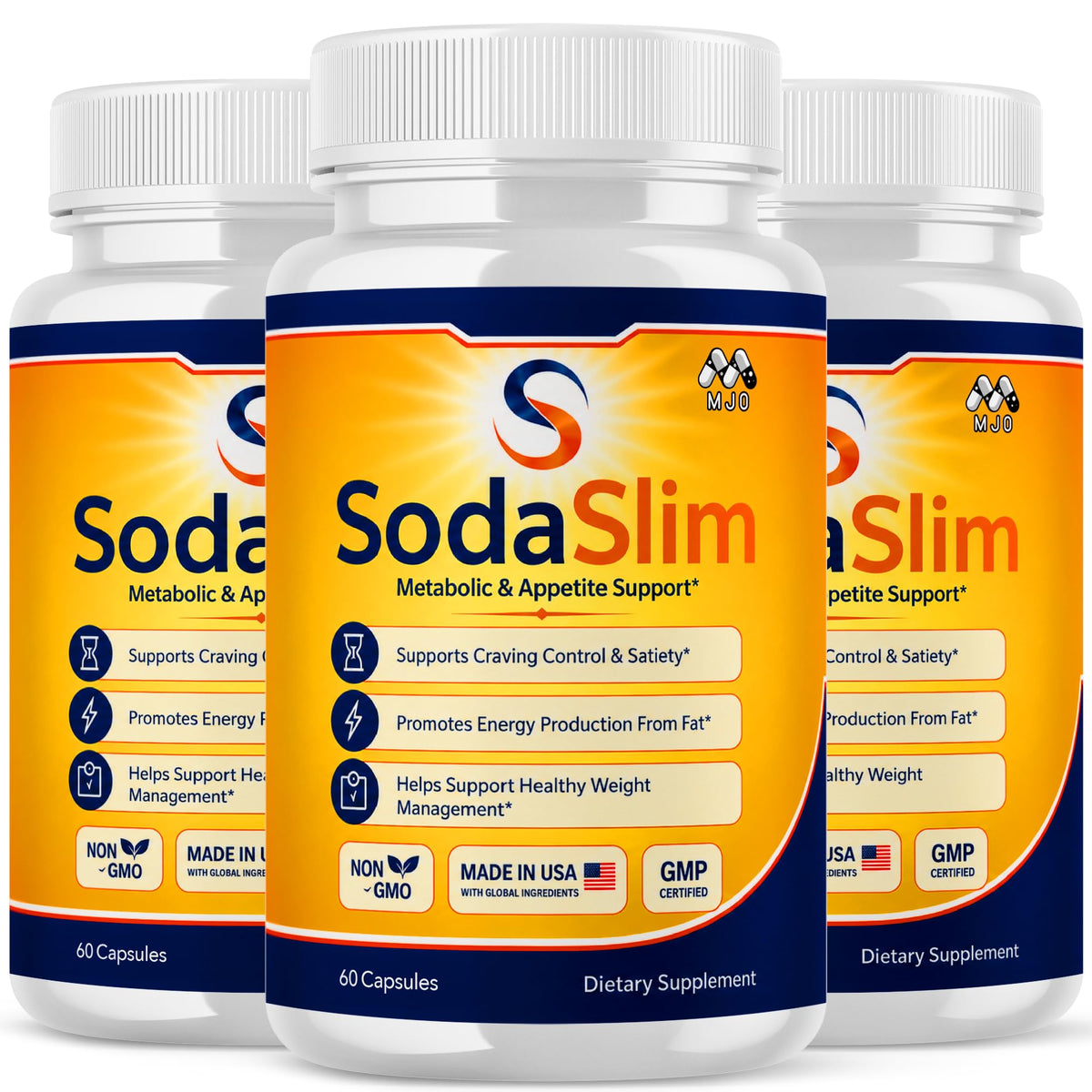 Sodaslim capsules for Weight Management Soda Slim Pills 2-Pack 120 Capsules