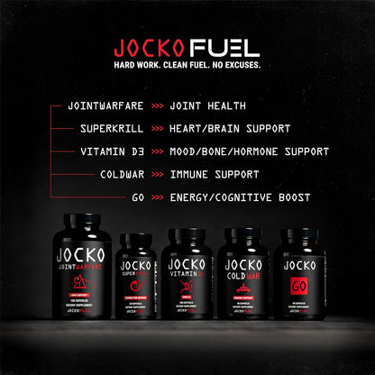 Jocko Fuel Immune Support Supplement - Elderberry with Zinc & Vitamin C for Adults - Immune Defense with Vitamin C, D3, Superfoods, Herbs, & Minerals (90 Capsules)