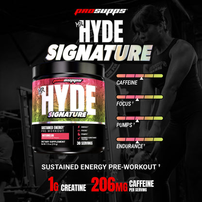 ProSupps Mr. Hyde Signature Pre Workout Powder with Creatine, Beta Alanine & Caffeine - Performance, Energy & Endurance - Clean Fitness & Gym Supplements for Men & Women (Blue Razz, 30 Servings)