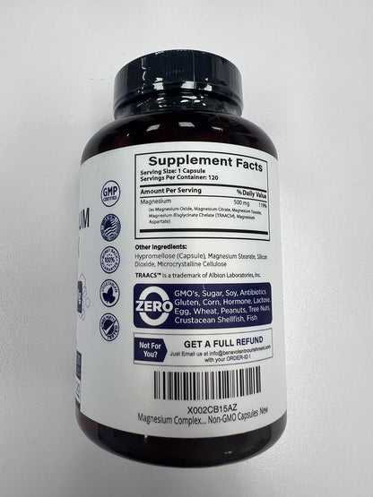 Benevolent Chlorophyll Liquid Drops & Magnesium Complex 4 Month Supply - Highly Concentrated Formula with 4X Potency for Skin Wellness and Freshness - 5 Premium Forms of Magnesium