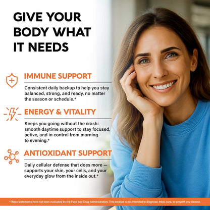 Liposomal Vitamin C 1700 mg - High Absorption Fat Soluble Complex - Antioxidant, Energy Boost & Immune Support - Vitamin C Supplement - NON-GMO, SOY-Free & Gentle on Stomach - 180 Capsules