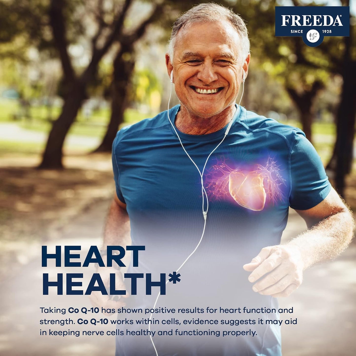 FREEDA CoQ10 100mg - Kosher Coenzyme Q10 Dietary Supplement for Cardiovascular Heart Health, Blood Pressure Support, Oral Gum Health, and Healthy Aging - Pure CoQ10 Capsules, 100 Count | Supports Oral Gum Health, Immune Support, & Healthy Aging – Pure Ant