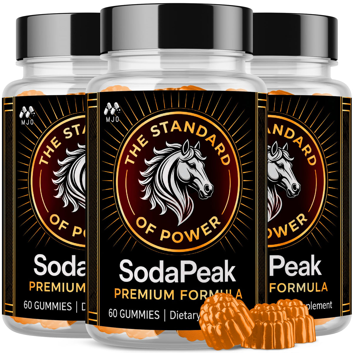 Soda Peak Gummies for Men, SodaPeak Premium Male Gummys 2-Pack, 120 Gummies