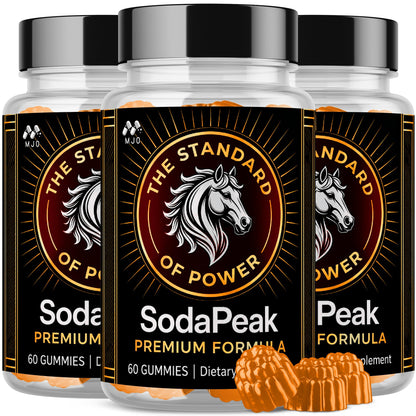 Soda Peak Gummies for Men, SodaPeak Premium Male Gummys 2-Pack, 120 Gummies