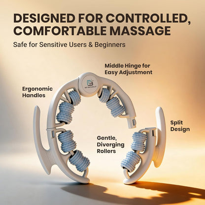 Anti Cellulite Roller, Lymphatic Drainage Massager, Fascia Blaster by M3