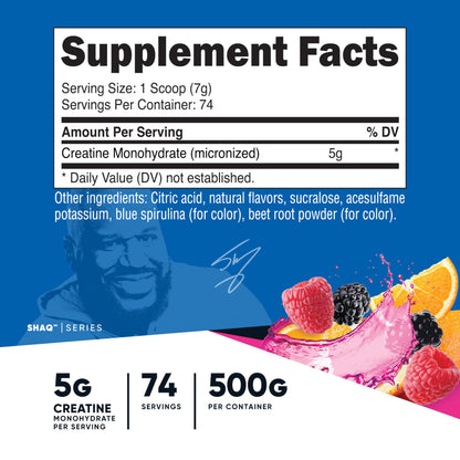 Nutricost Creatine Monohydrate Micronized Powder 500G, 5000mg Per Serv (5g) - 100 Servings, 17.9 Oz