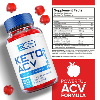 (5 Pack) Xslim Keto Acv Gummies, Xslim Keto Gummies, X Slim Keto Acv Gummies Weight
