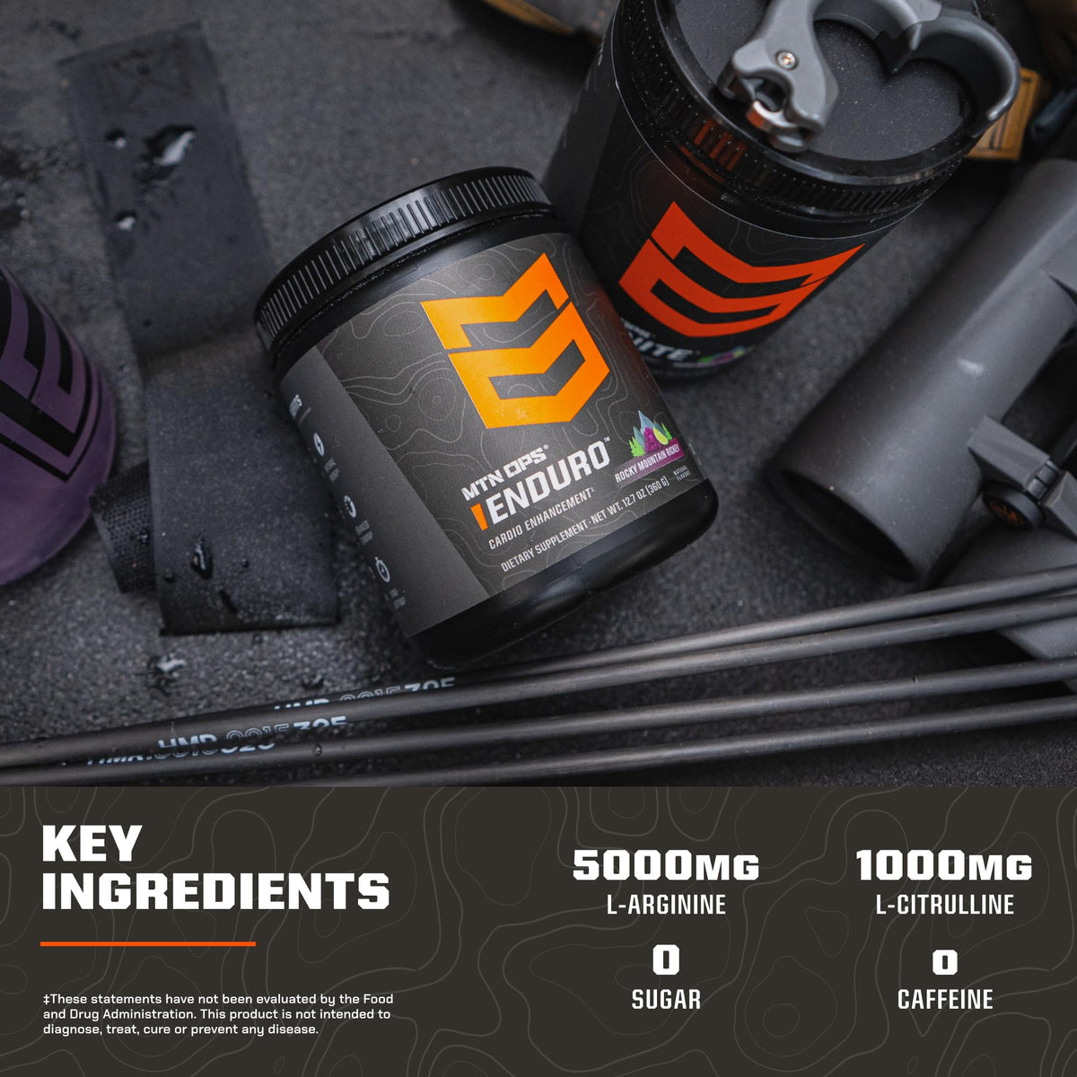 MTN OPS Enduro Stim-Free Pump Pre Workout, Pineapple