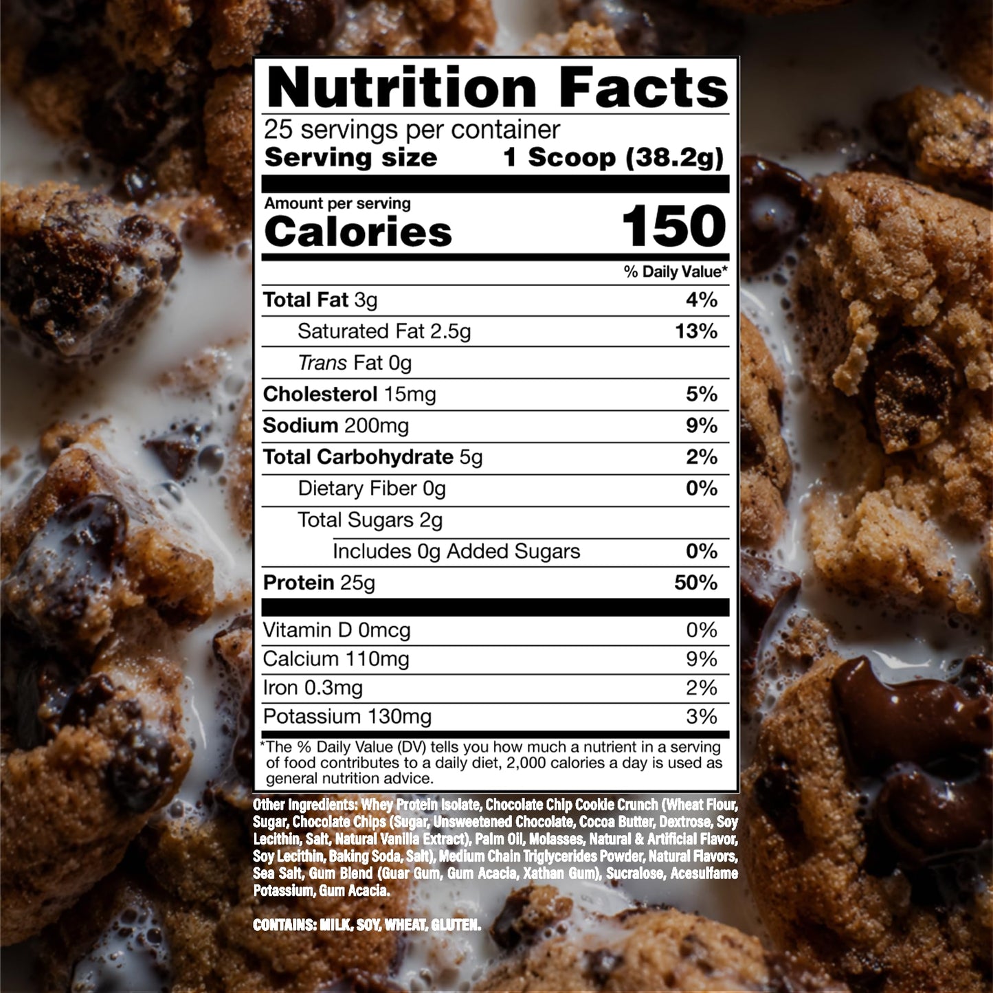 RAW Whey Isolate Protein Powder, Vanilla Oatmeal Cookie (CBUM Itholate Protein) - 100% Grass-Fed Sports Nutrition for Muscle Growth & Recovery - Low-Fat, Low Carb, Naturally Flavored - 25 Servings