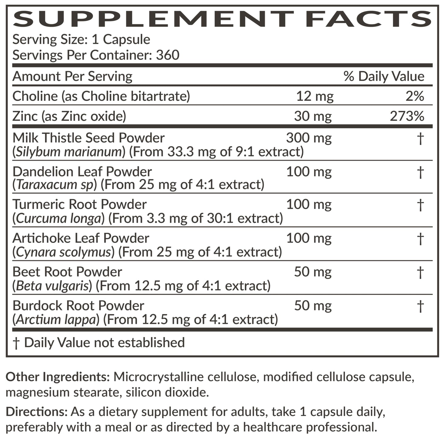 Futurebiotics Liver Detox Advanced Detox & Cleanse Formula Supports Healthy Liver Function with Milk Thistle, Dandelion Extract, Turmeric, Artichoke Leaf, & More, Non-GMO, 60 Vegetarian Capsules