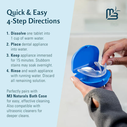 Nano Hydroxyapatite Toothpaste & Dental Appliance Cleaner Tablets