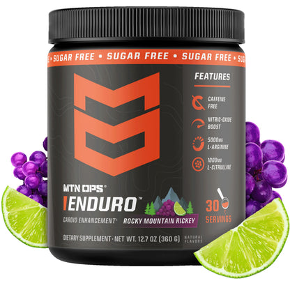 MTN OPS Enduro Stim-Free Pump Pre Workout, Pineapple