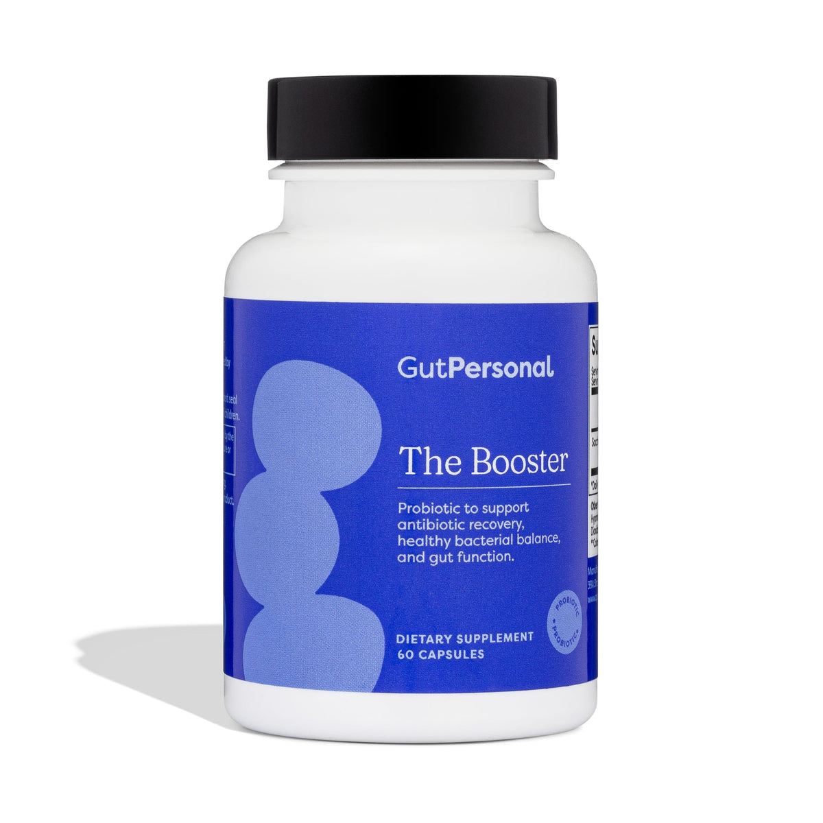 GutPersonal The Booster Targeted Probiotic for Gut Health: Support The Immune System with 5 Billion CFU Saccharomyces Boulardii, Capsules, 30 Servings