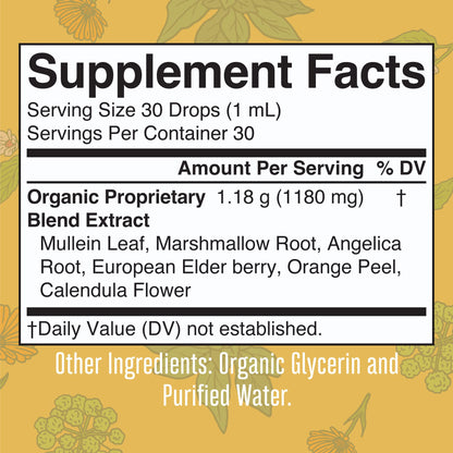 MaryRuth's | USDA Organic Respiratory Health Herbal Supplement Extract