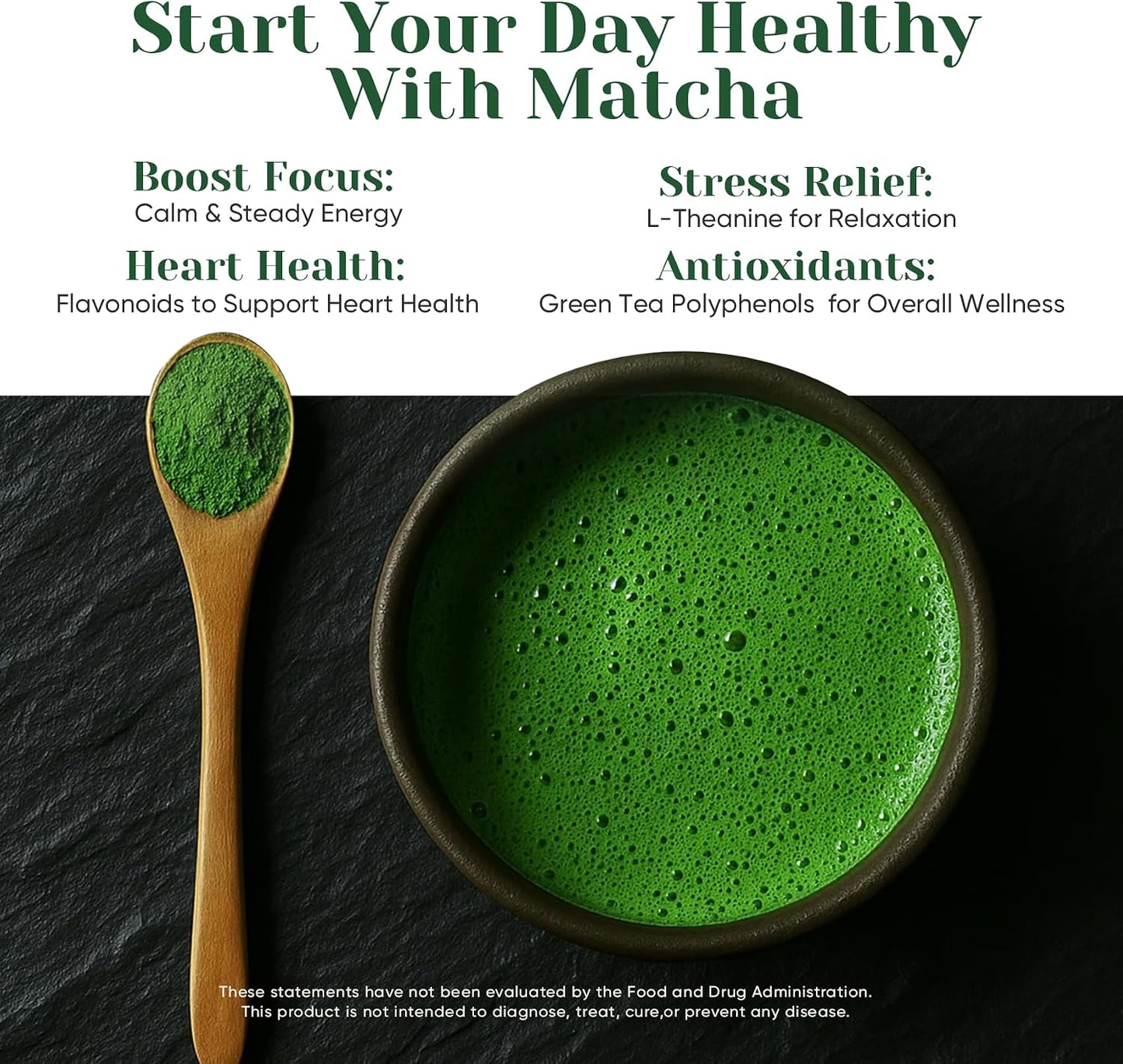 Ceremonial Grade Matcha Green Tea Powder, First Harvest, Shade Grown, 30g | 100% Pure Matcha Powder Ceremonial Grade, w/ No Additives, Unsweetened, Vegan, Gluten-Free, Smooth Flavor for Tea and Lattes