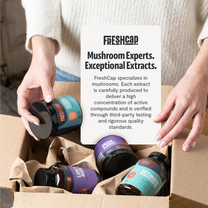 Premium Organic Mushroom Coffee – 12:1 Fruiting Body Extract – 29% Beta-Glucans – Smooth Tasting, 3rd-Party Tested for Clean Energy, No Jitters, Focus, Immune Support (15 Servings)